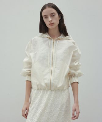 BEIGE， (Women)/ベイジ 【洗える・Ｐｒｅｃｉｏｕｓ　４月号掲載】ＧＡＵＲＡ　／　シアーパーカーブルゾン（ＪＫＣＷＧＳ０３０１）