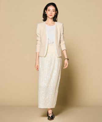 現行品♡ベイジ　Cindy ダブルカラージャケット　パンツスーツ　グレー　2 現行品♡ベイジ Cindy ダブルカラージャケット パンツスーツ