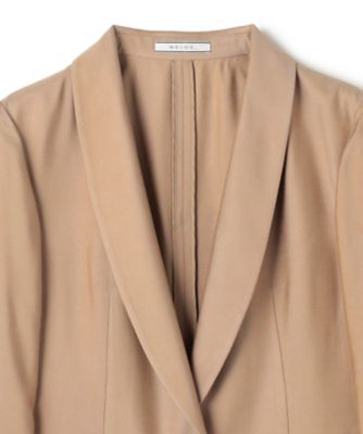 【美品】SOVEREIGN ベージュ コットン シルク混 ジャケット 日本製 AIX 日本製 コットンジャケット 2 ベージュ SAZABY サザビー