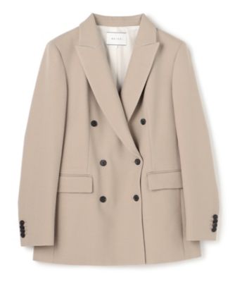 ＜BEIGE， (Women)＞ＢＵＮＮＥＬＬ　／　ウールダブルブレストジャケット（ＪＫＣＷＧＷ０４０３）