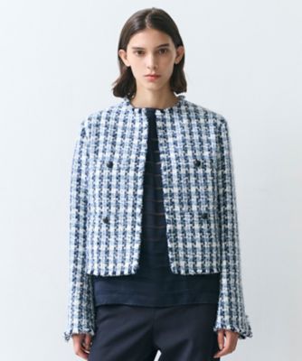 BERYL ／ ファンシーツイードノーカラージャケット