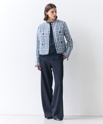 BERYL ／ ファンシーツイードノーカラージャケット