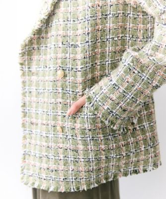 BERYL ／ ファンシーツイードダブルジャケット