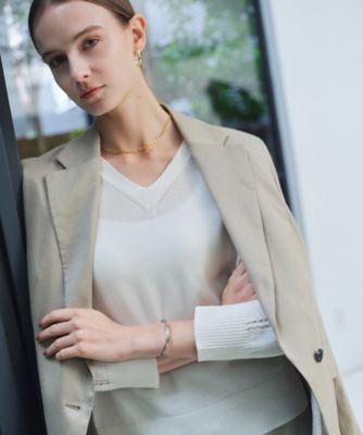 ＜BEIGE， (Women)＞ＭＩＣＡ　／　リネンブレンドテーラードジャケット（ＪＫＣＷＬＳ０２００）