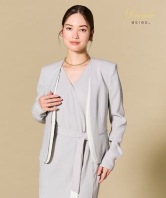 セットアップ対応】CINDY ／ ダブルカラージャケット