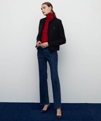 ♡美品♡ ベイジ　CAMBONツイードジャケット　チャコールグレー　雑誌掲載 ♡美品♡ ベイジCAMBONツイードジャケットチャコールグレー雑誌掲載