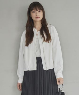 ＜ICB (Women)＞【接触冷感・ＵＶカット・撥水・洗える】　ナイロンタスランツイル　ブルゾン（ＪＫＣＹＣＭ０３０１）