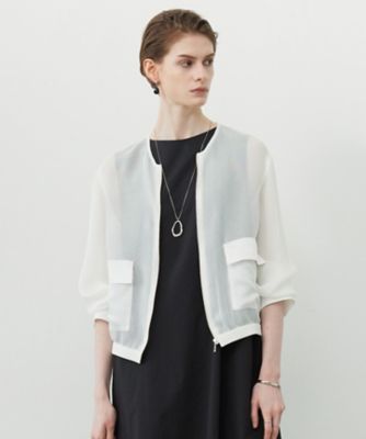 ＜ICB (Women)＞【洗える】Ｔａ／Ｐｅメッシュ　ブルゾン（ＪＫＣＹＧＭ０７０２）