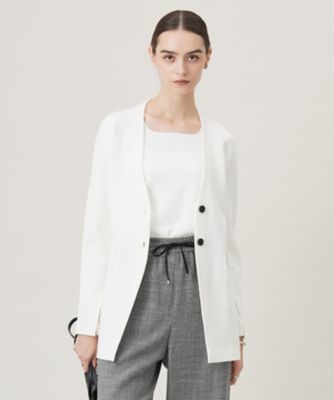 ＜ICB (Women)＞【洗える】シンセティックミラノリブ　ニットジャケット（ＪＫＣＹＧＳ０２１５）