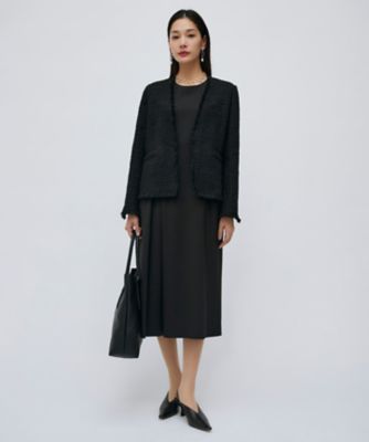 CLASSY．1月号掲載】ルレックスツイード ノーカラージャケット