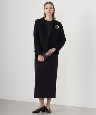 CLASSY．1月号掲載】ルレックスツイード ノーカラージャケット