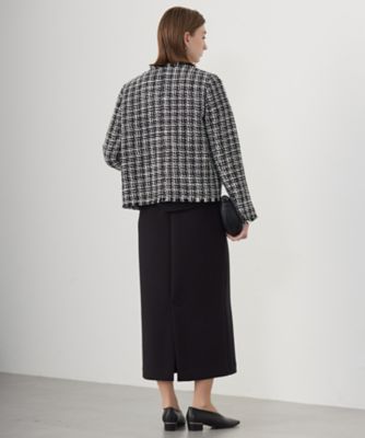 CLASSY．1月号掲載】ルレックスツイード ノーカラージャケット