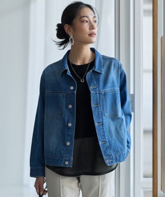 ＜ICB (Women)＞ライトストレッチデニム　ジャケット（ＪＫＣＹＬＭ０３０８）