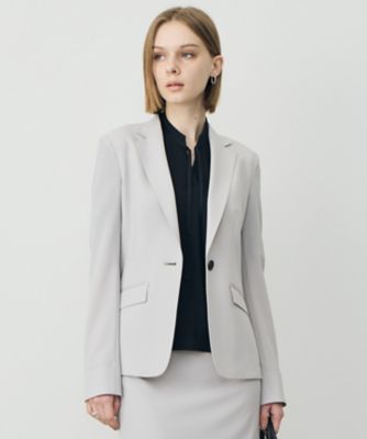 ＜ICB (Women)＞レーヨンライクトロ　テーラードジャケット（ＪＫＣＹＬＭ０４０１）