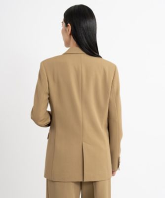 エステータ】ウールギャバジン ダブルブレスト ジャケット