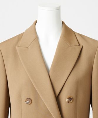 エステータ】ウールギャバジン ダブルブレスト ジャケット