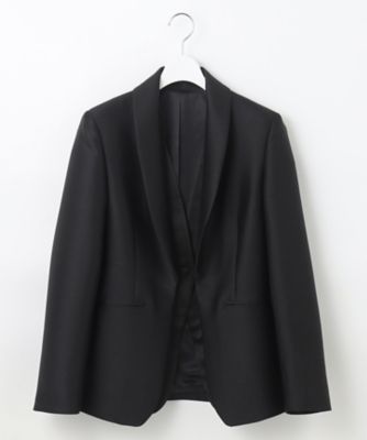 【使い勝手の良い】 エステータ】シルクウールツイル ジャケット ジャケット・アウター
