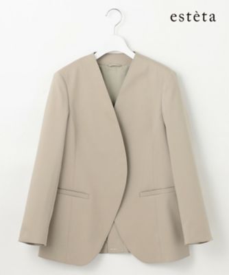 エステータ】ライトダブルクロス ジャケット（JKH7GW0920