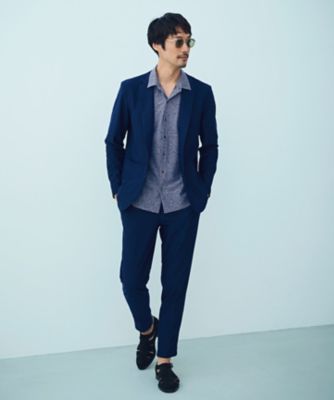 ＜新色追加＞新素材【洗える／抜群の通気性／３６０度ストレッチ／吸湿性】エアトールストレッチ　パッチポケットジャケット（ＪＫＪＨＧＭ０３０３）