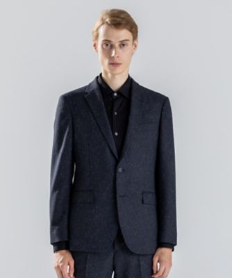 新素材【セットアップ対応】カラーネップストレッチ テーラード