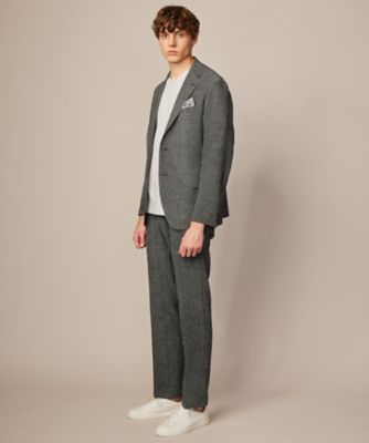 ［極美品］JOSEPH ABBOUD ストライプ　シアサッカー　手洗い可　L JOSEPH ABBOUD｜【キングサイズ】JCサテンストライプ シャツ