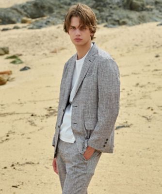JOSEPH ABBOUD (Men) /ジョセフ アブード 【キングサイズ・弱撥水／イージーケア／軽量／ストレッチ】クールピケ　ジャケット（ＪＫＪＫＧＭ０４１０）