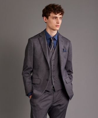 ＜JOSEPH ABBOUD (Men) ＞【キングサイズ・ストレッチ】ツィーディージャージ　ジャケット（ＪＫＪＫＳＡ０１０１）