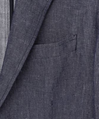 【ＪＡＰＡＮファブリック／セットアップ／清涼】ＬＩＮＥＮ　ＤＥＮＩＭ　ジャケット（ＪＫＪＬＣＭ０３０３）
