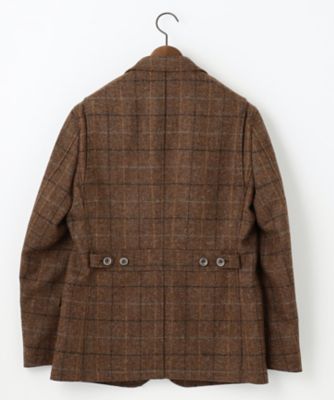 【極美品】JOSEPH ABBOUD ジョセフアブード ツイードジャケット L ツィード／UKファブリック】 ツイード ウィンドーベン ジャケット