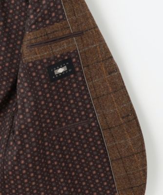 【極美品】JOSEPH ABBOUD ジョセフアブード ツイードジャケット L ツィード／UKファブリック】 ツイード ウィンドーベン ジャケット