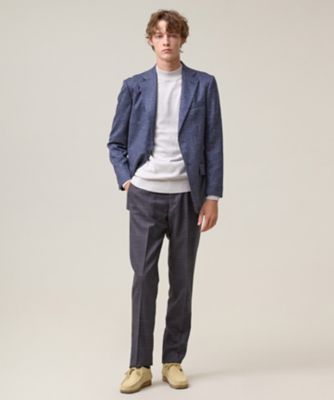 ZIGNONE SOUL】 ウールシルクツイード ジャケット