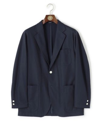 シャツの軽快さ×ジャケットの上品さ【　盛夏対応　／　軽量　／　洗える　／　高通気性】千鳥レース　サマージャケット（ＪＫＯＶＧＷ０７１１）