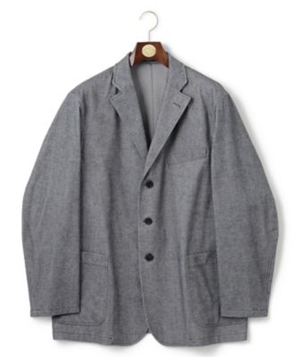 J.PRESS (Men)/ジェイ・プレス 【ＫＩＮＧ　ＳＩＺＥ】【ＴＨＥ　ＳＨＡＣＫＥＴ】カシミヤライクコットン　ジャケット（ＪＫＯＸＣＷ０３５０）