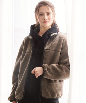 ブリーフィング　レディースボアブルゾン　Sサイズ　ブラウン ブリーフィング レディースボアブルゾン Sサイズ ブラウン