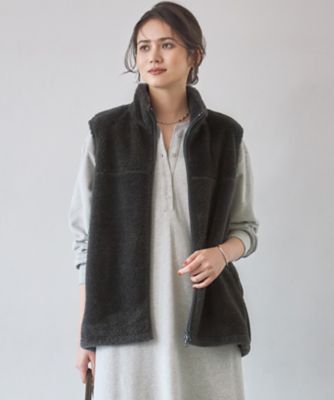 JOURNAL STANDARD ダークグレー ボアベスト JOURNAL STANDARD ダークグレー ボアベスト journal standard relume