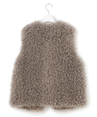 SLOW／一部店舗限定】フェイクファー ジレ（JKSWGA0930