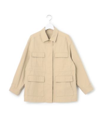 SLOW／一部店舗限定】ハイカウントギャバ ミリタリージャケット