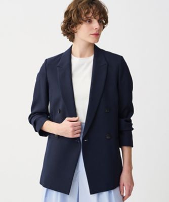 美品　uncrave アンクレイヴ 23年　ウォッシャブルドライサップジャケット uncrave - ウォッシャブルドライサップジャケット(ピンク)ポリエステル