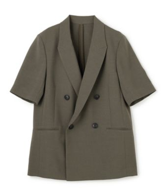 ＜uncrave (Women)＞ウォッシャブルドライサップ　ハーフスリーブジャケット（ＪＫＵＶＬＭ０４０１）