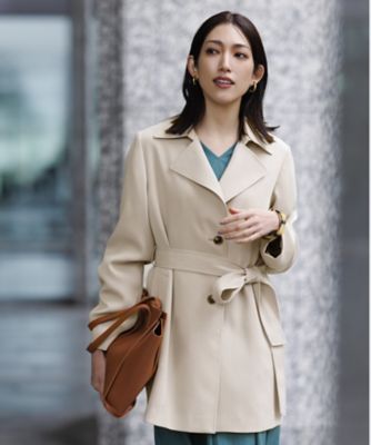 ＜自由区 (Women)＞トロトレンチミドル丈　コート（ＪＫＷＭＣＭ０２０２）