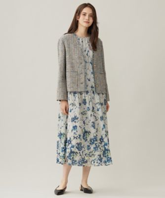 【新品 タグ付】 TOBECHIC ラメファンシー ツイード ジャケット ラメファンシーツイード4ポケット ジャケット | ANAYI/アナイ | 三越