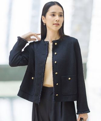 ブルー系 自由区 (Women)のノーカラージャケット | レディース | 三越