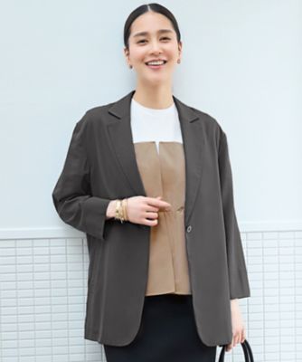 ＜自由区 (Women)＞【洗える】ライトシャツ　ジャケット（ＪＫＷＭＧＭ０４０１）