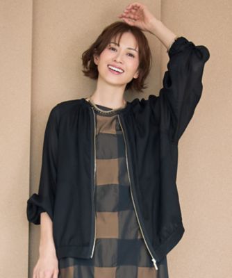 ＜自由区 (Women)＞【新色追加・持ち運びに最適】メッシュ　ブルゾン（ＪＫＷＭＧＭ０４０３）