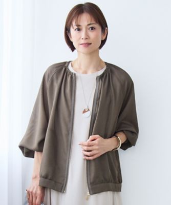 美品 TATRAS メッシュブルゾン カーキ 春夏 ジップジャケット レディース 新色追加・持ち運びに最適】メッシュ ブルゾン（JKWMGM0403