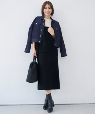 洗える】ウスカルデニム襟付き ジャケット（JKWMGS0102