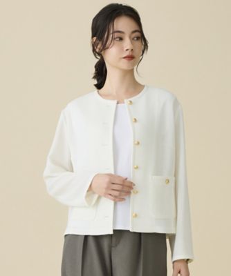 ＜自由区 (Women)＞ライトカラミノーカラー　ジャケット（ＪＫＷＭＬＭ０３０５）