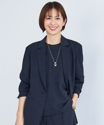 ＜自由区 (Women)＞【カタログ掲載・セットアップ対応・セレモニー・ハレの日・通勤】テクスチャードスーツ　ジャケット（ＪＫＷＭＬＭ０４１１）