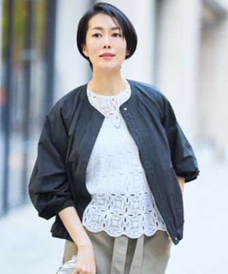 ＜自由区 (Women)＞【カタログ掲載・持ち運びに最適】フォルム　ブルゾン（ＪＫＷＭＬＳ０３０４）