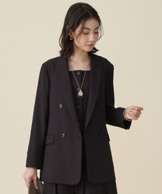 ＜自由区 (Women)＞【セットアップ対応】リネンライクシンセティックテーラード　ジャケット（ＪＫＷＭＬＳ０３０６）